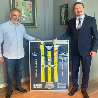 Dernek başkanımız Melih ACAR Magdeburger Sigorta Genel Müdürü Kongre üyemiz büyük Fenerbahçeli Ceyhan HANCIOĞLU’nu ziyaret etti.