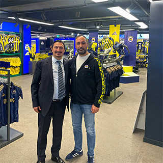 Dernek başkanımız Melih ACAR Fenerıum Türkiye satış müdürü Emre ARSLAN’ı ziyaret etti